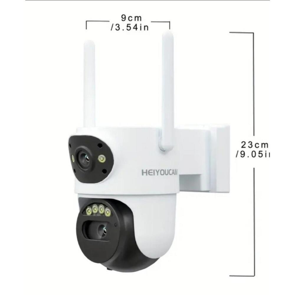 Dual Lens Outdoor security camera